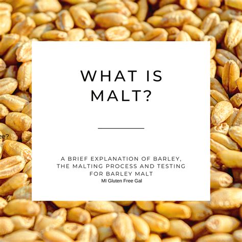 malt considered as gluten